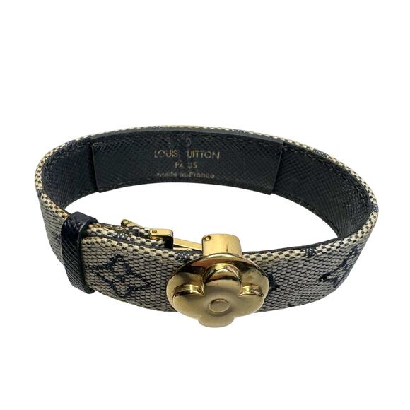 Louis Vuitton Good Luck (or) Wish Bracelet - Mini lin Monogram Canvas - Picture 4 of 13